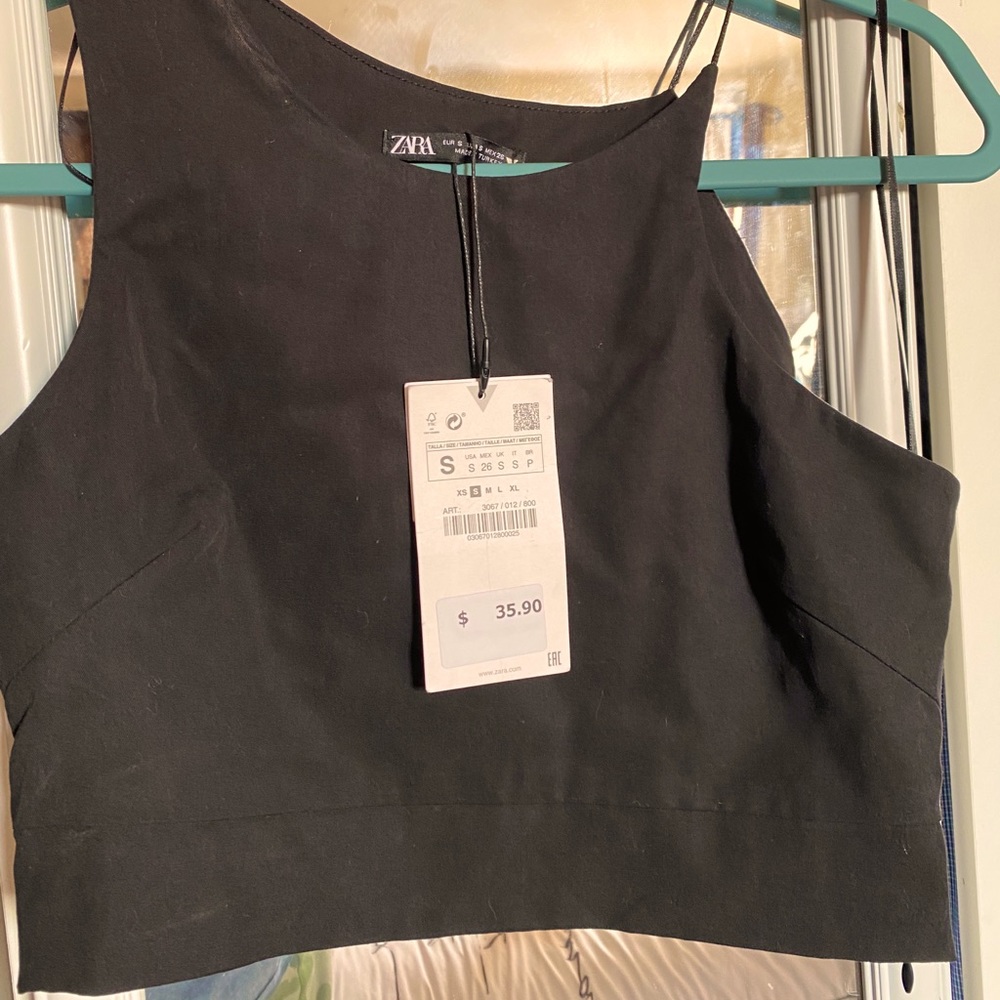 Zara crop top brand new